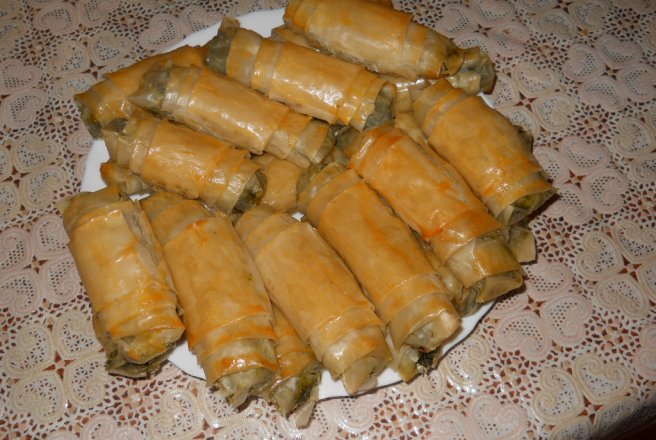 Borek - Pachetele cu spanac