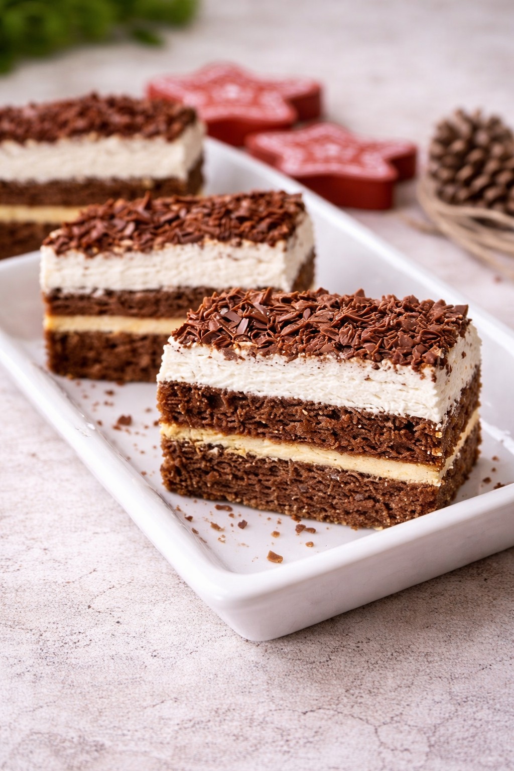 Desert prajitura cu crema de cafea