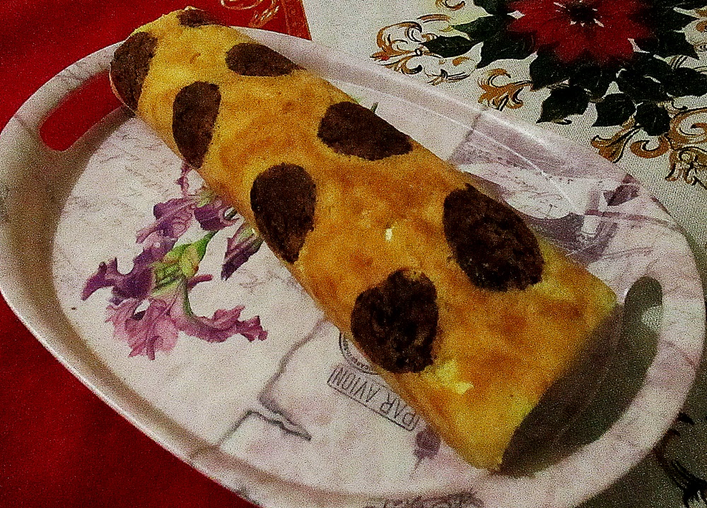 Rulada cu ganache de ciocolata