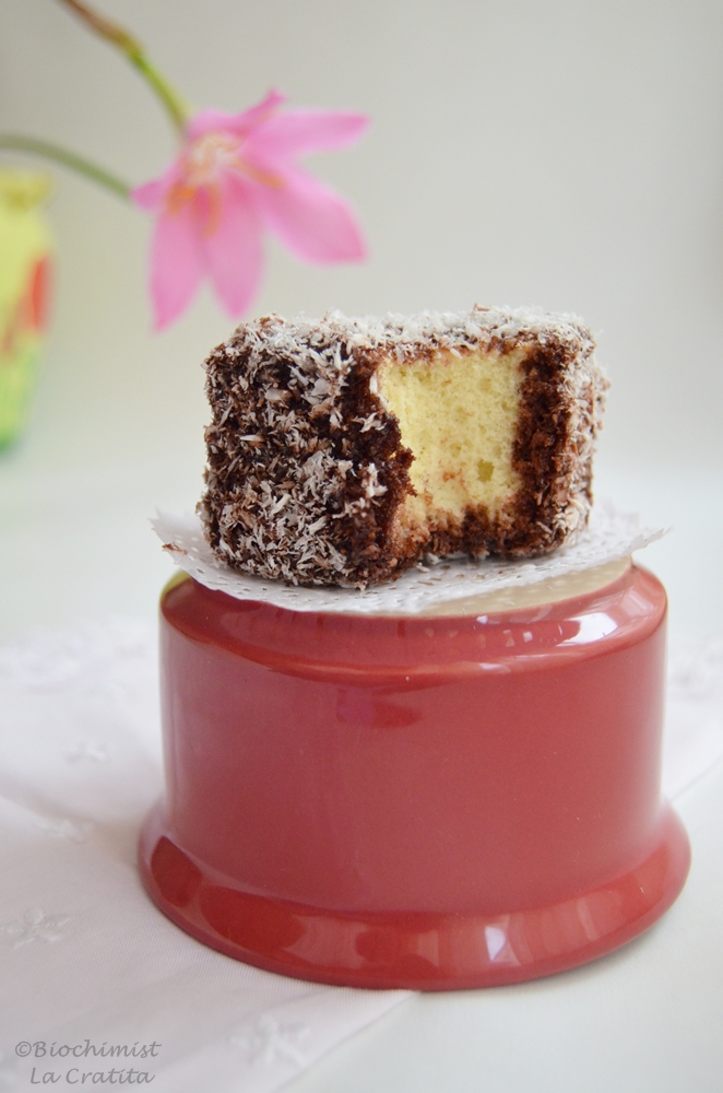 Lamingtons - Prajitura tavalita