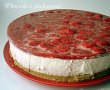 Cheesecake cu capsuni fara coacere-2