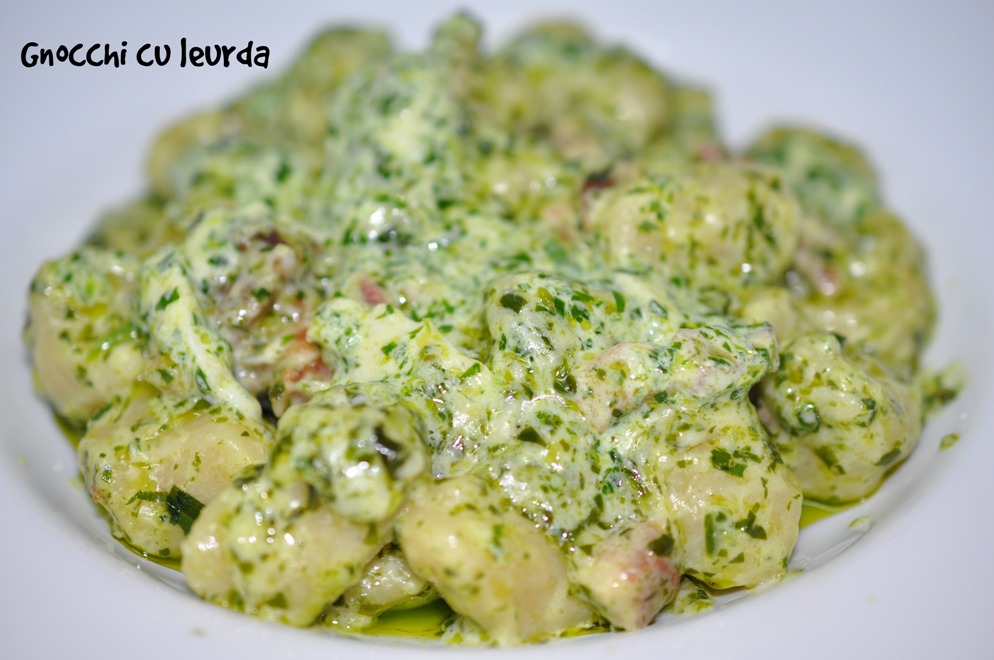 Gnocchi cu leurda