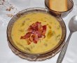 Supa crema de legume cu salata si leurda-2