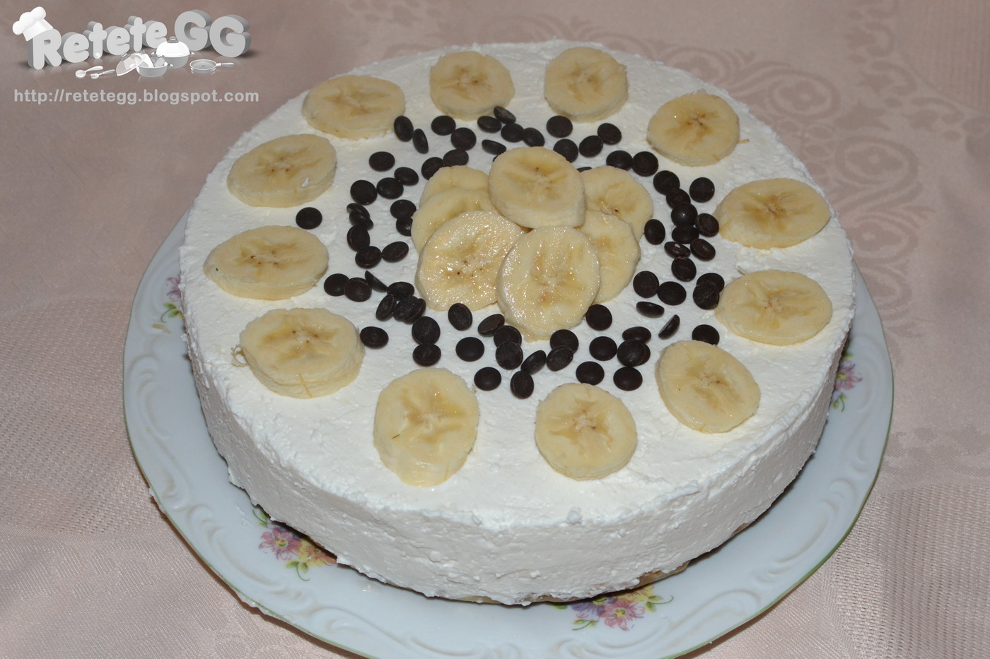 Cheesecake cu banane