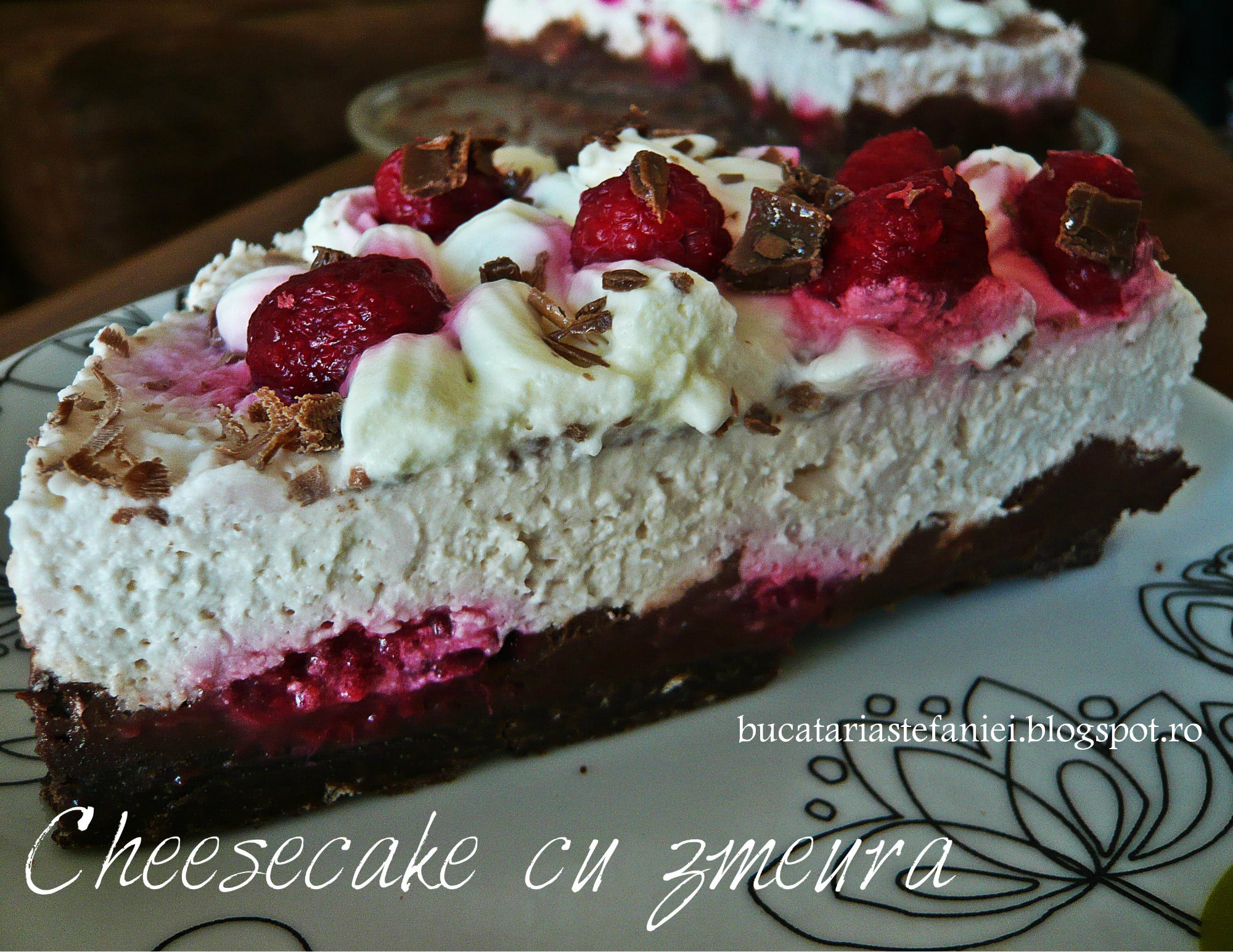 Cheesecake cu zmeura