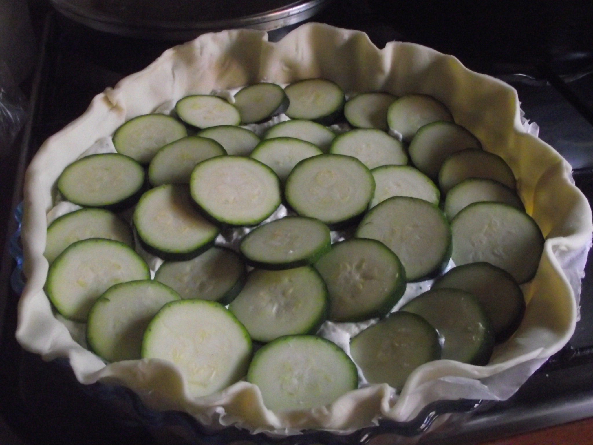 Tarta sarata cu zucchini