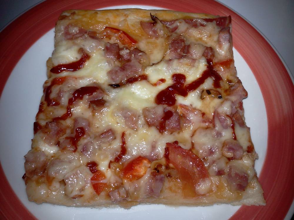 Pizza cu blat perfect