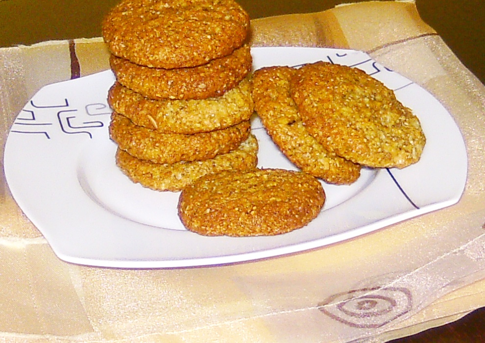 Desert biscuiti de post cu nuca de cocos si ovaz