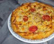 Quiche cu mozzarela , ceapa si rosii-1