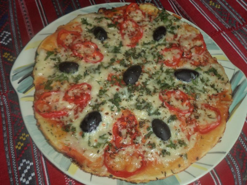 Pizza rapida la tigaie