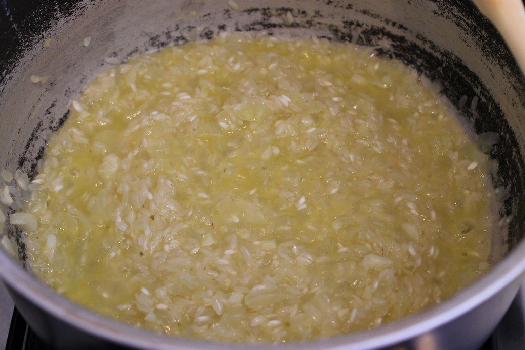 Risotto de somon