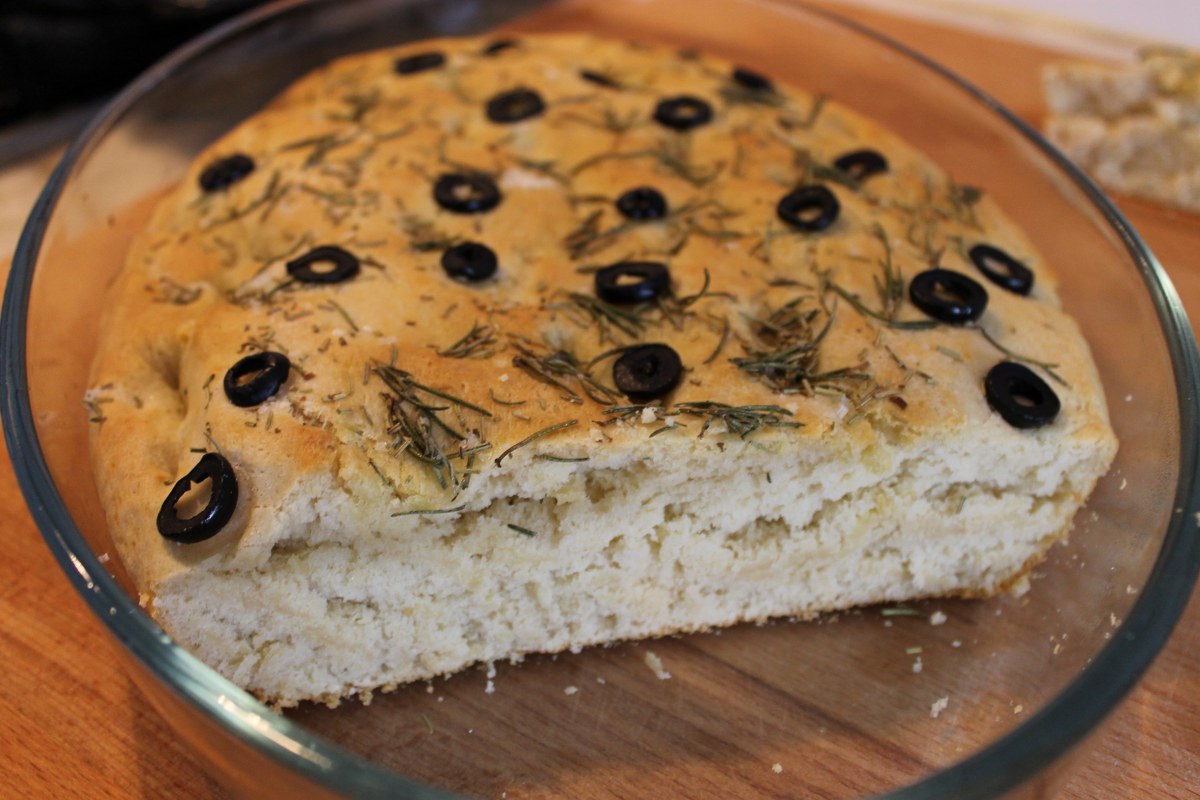 Focaccia cu rozmarin