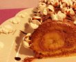 Rulada cu crema de mascarpone, ciocolata si banane-13