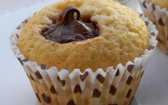 Muffins cu nutella