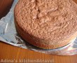 Tort cu crema de ciocolata alba,ganache de ciocolata si cirese-9