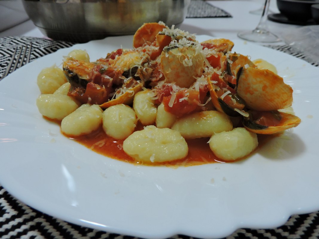 Gnocchi cu  scoici