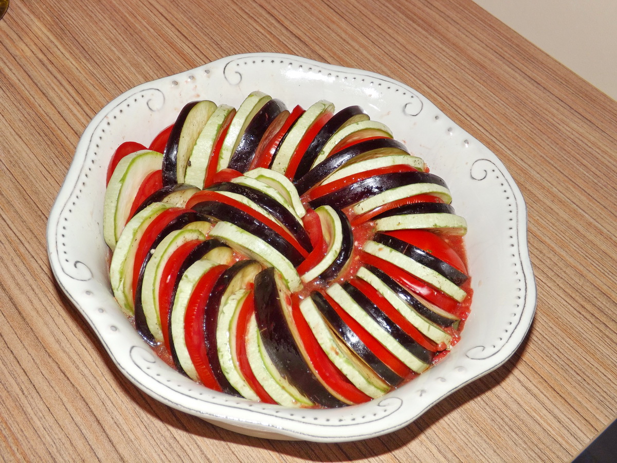 Ratatouille la cuptor