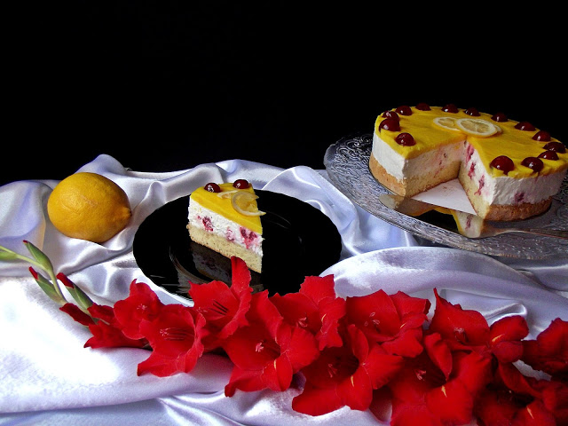 Cheesecake cu jeleu din lemon curd-reţeta cu numărul 600 şi o dublă aniversare