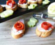 Crostini cu crema de branza si ardei kapia copt-4