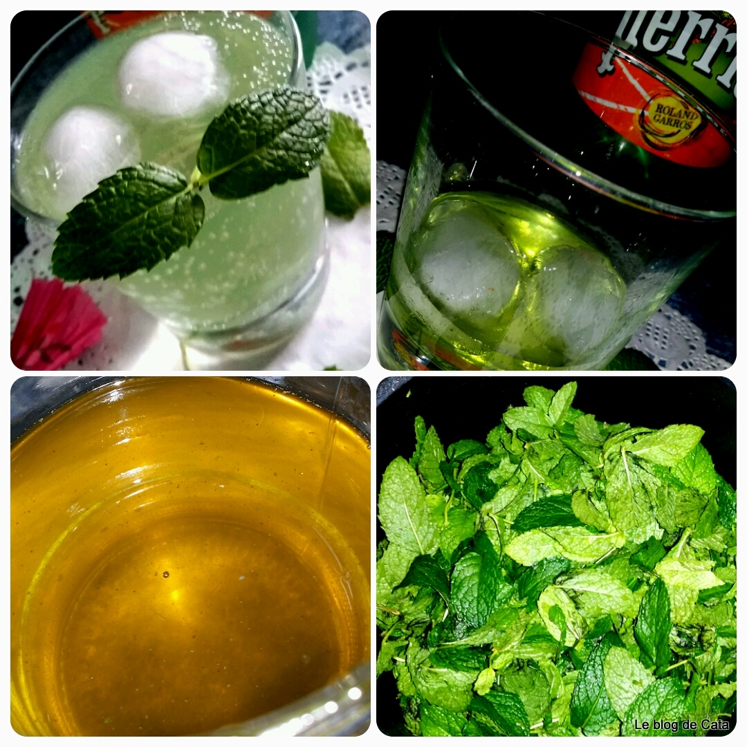 Sirop de menta de casa