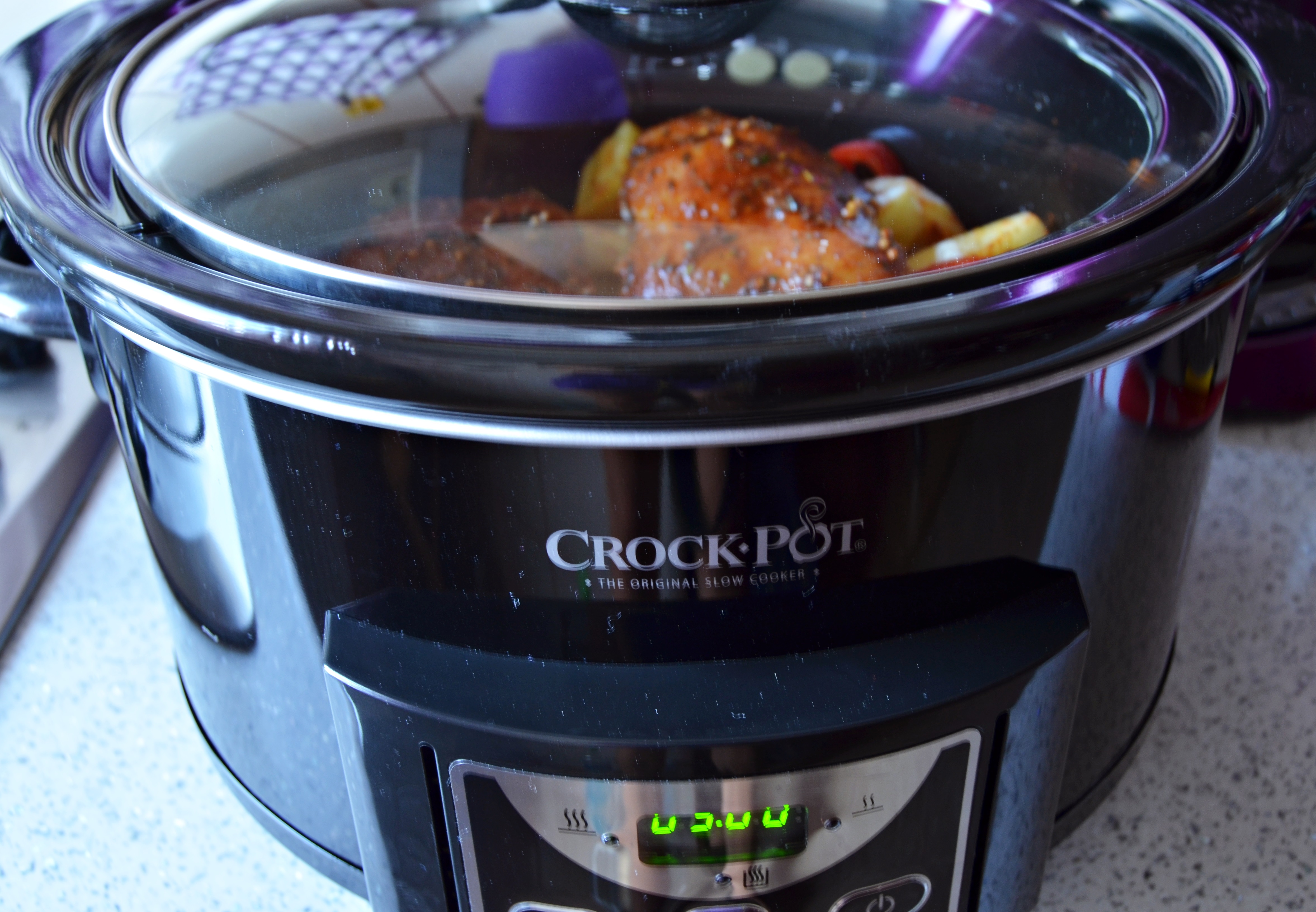 Piept de pui cu legume la slow cooker Crock-Pot