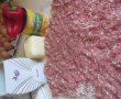 Rulada din carne tocata umpluta cu porumb, ardei si cascaval-5