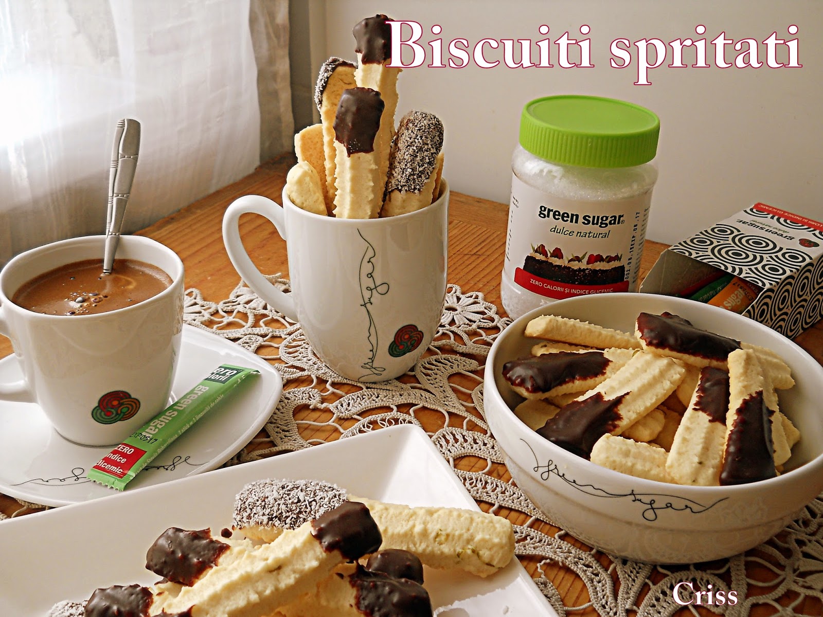 Biscuiti spritati, fara zahar