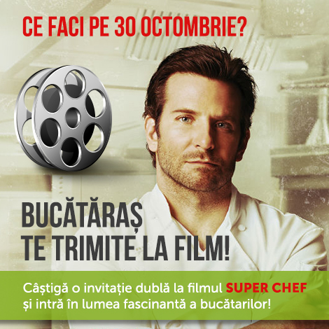 Ce faci pe 30 octombrie? Bucataras te trimite la film!