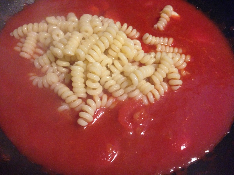 Fusilli cu naut