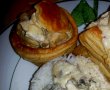 Vol-au-vent cu pui și ciuperci-12