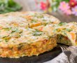 Frittata cu cartofi dulci, mozzarella gourmet si bergader by Delaco-1