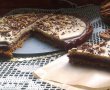 Tarta cu mousse de ciocolata, crema de cocos si unt de arahide, cu blat Pretzel-2