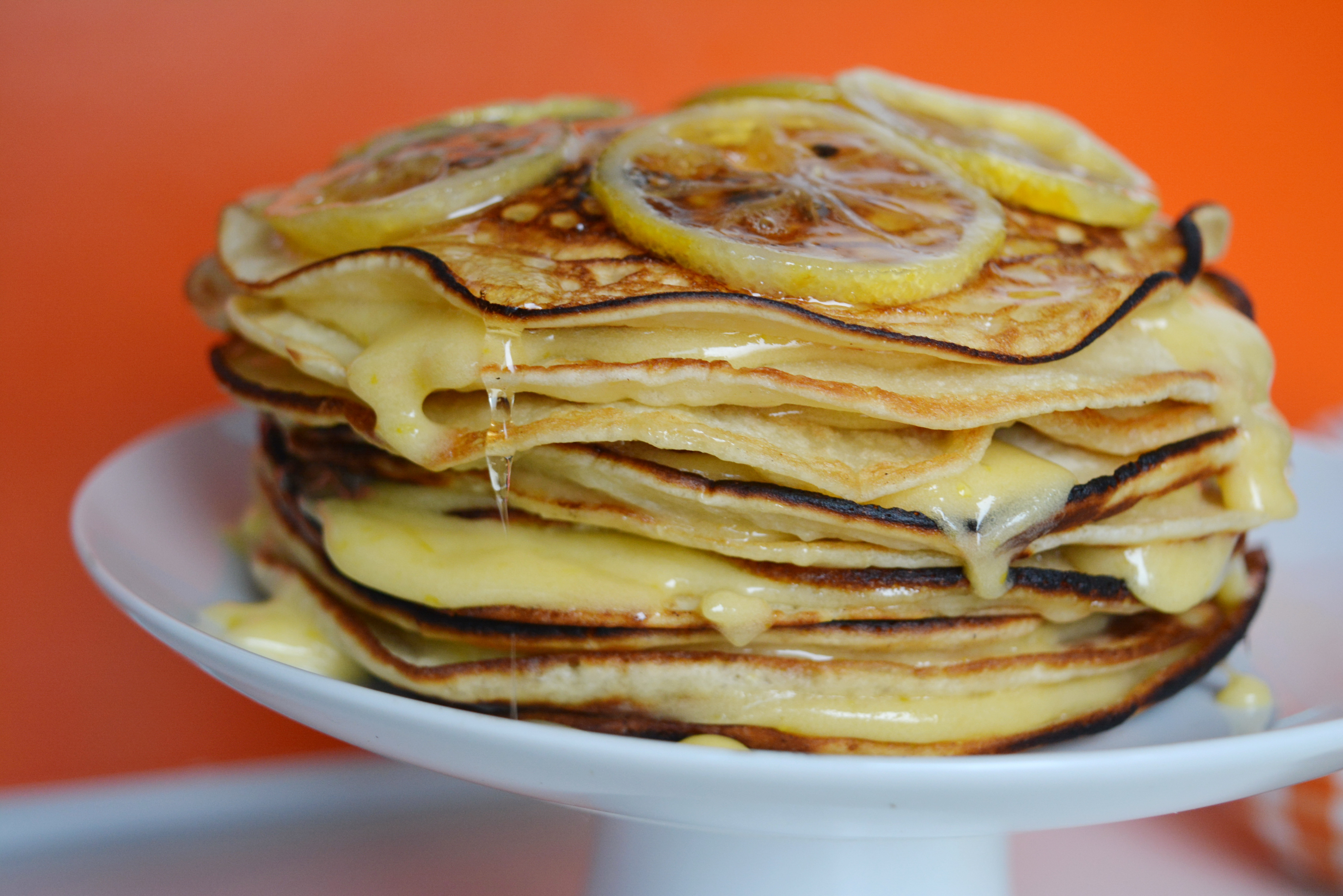 Pancakes cu crema de lamaie