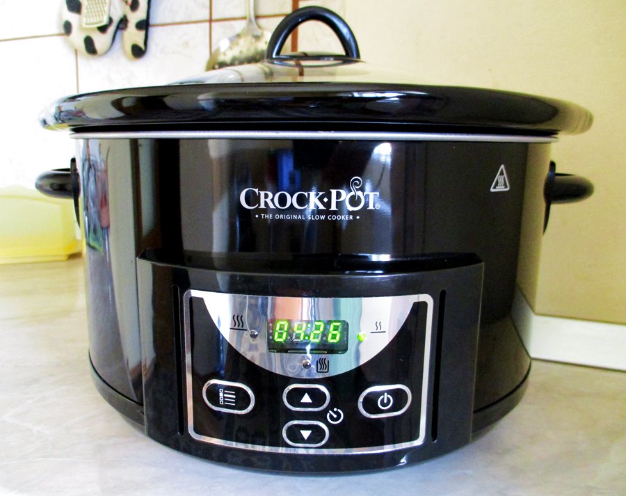 Chec umed cu nuci si alune la slow cooker Crock-Pot