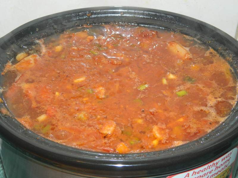 Carne de porc cu legume la slow cooker Crock-Pot