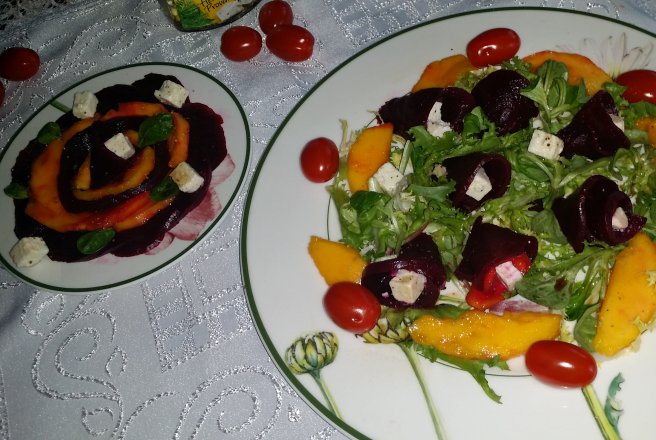 Salata de sfecla cu mango si Salakis