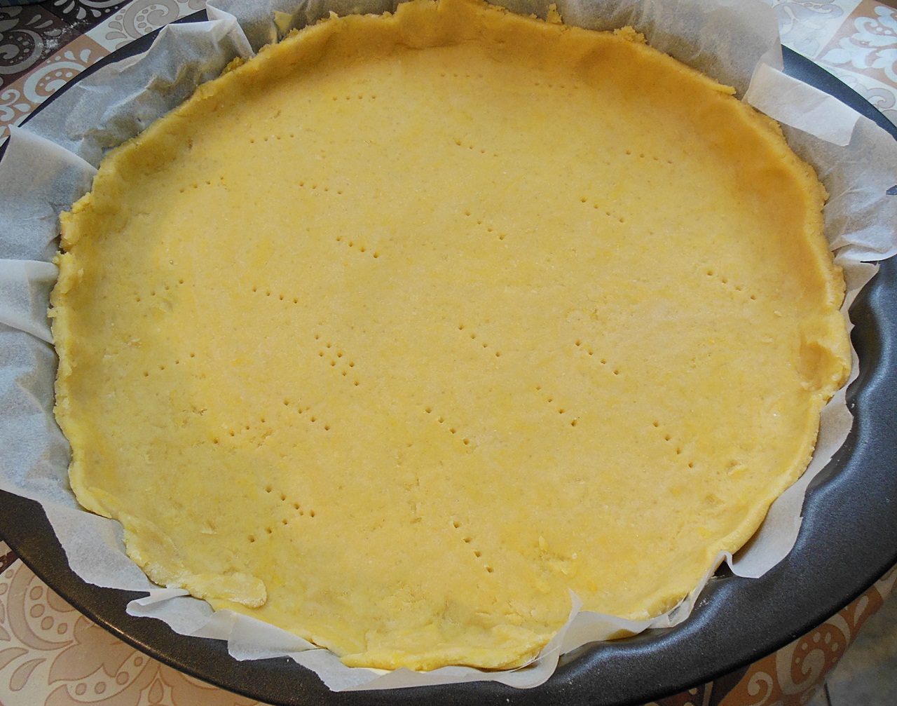 Tarta cu cirese si crema de vanilie cu mascarpone