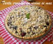 Tarta crumble cu visine si mac-2