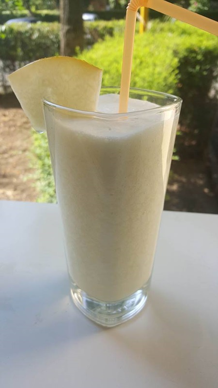 Milkshake de pepene galben