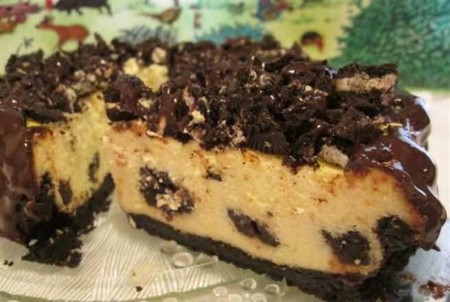 Cheesecake cu oreo (copt)