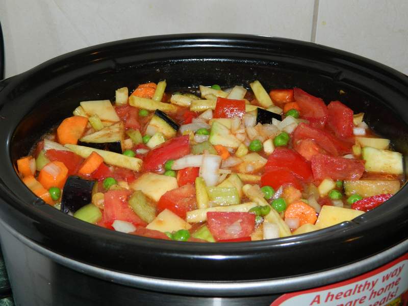 Ghiveci de legume la slow cooker Crock-Pot