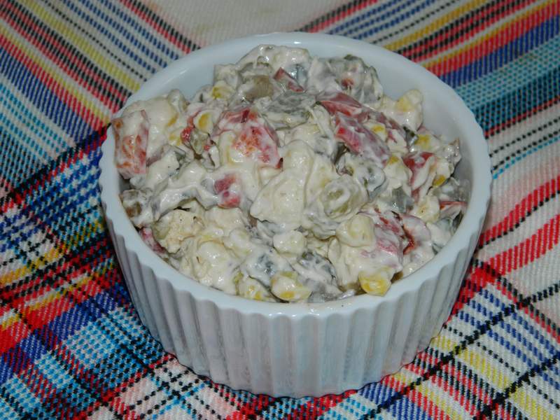 Salata de pui cu ciuperci