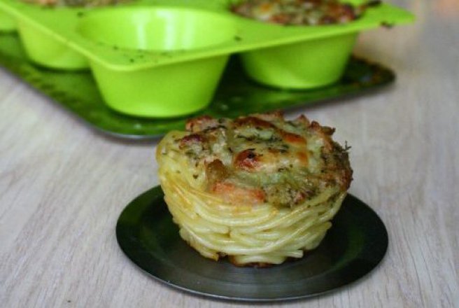 Spaghetti muffin