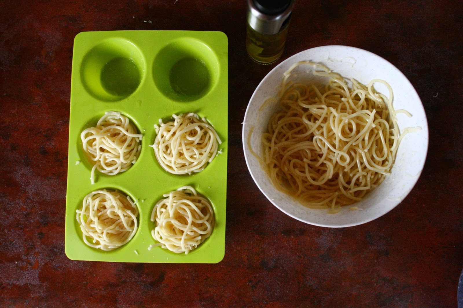 Spaghetti muffin