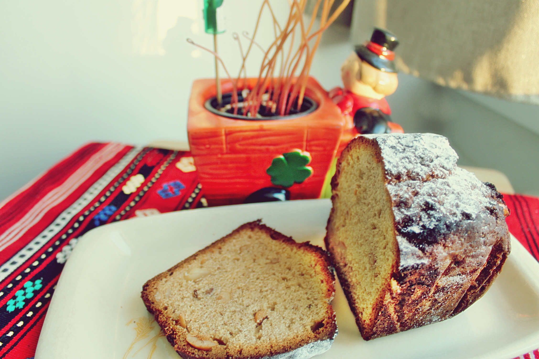 Banana bread cu arahide - chec cu banane si arahide