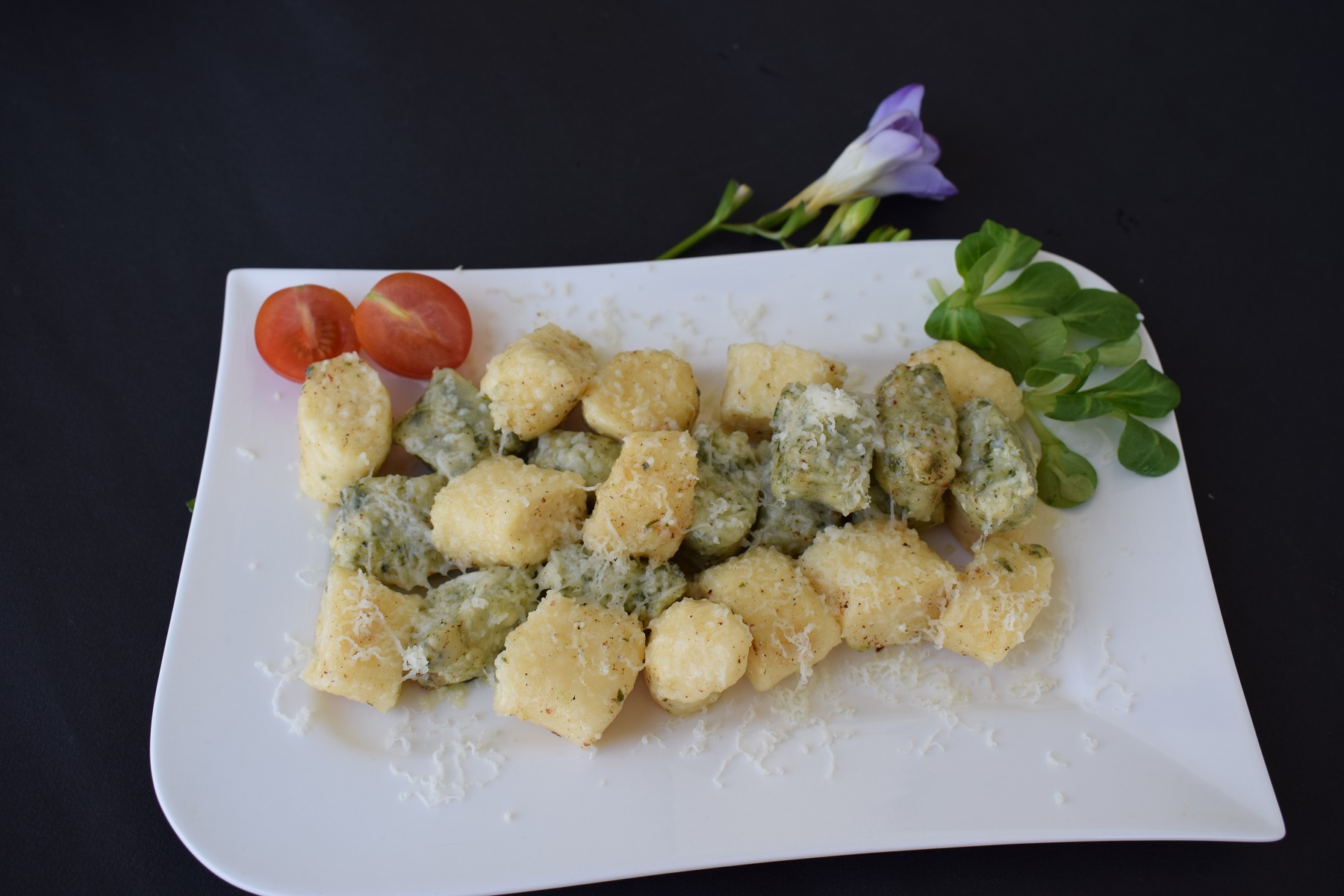 Gnocchi cu branza colorati