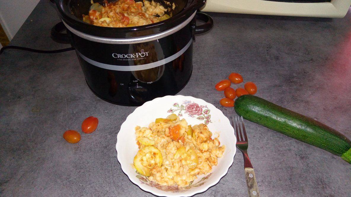 Paste cu dovlecel la slow cooker Crock-Pot