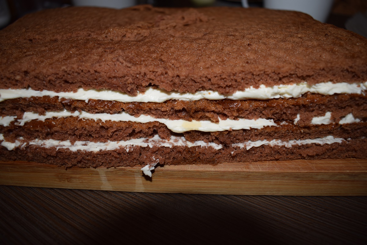 Desert prajitura cu cafea si crema mascarpone