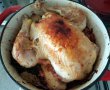 Poulet en Cocotte Bonne Femme by Julia Child (Pui la cuptor cu bacon, ceapa si cartofi)-10