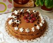 Desert tort cu crema de ciocolata si jeleu de fructe de padure-14